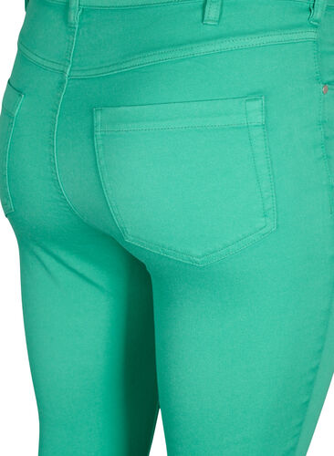 High waisted Amy jeans with super slim fit, Holly Green, Packshot image number 3