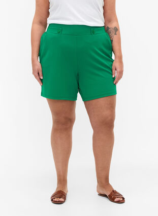 Shorts with pockets and loose fit, Jolly Green, Model image number 2