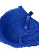 Padded underwired bra with lace, Blue, Packshot image number 3