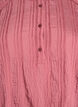 Blouse with tone-on-tone texture and buttons, Rose, Packshot image number 2