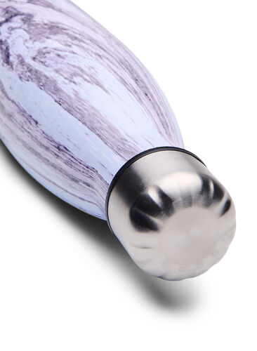 Thermos bottle, Dark Purple Marble, Packshot image number 1