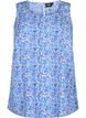 FLASH - Sleeveless top with print, Blue, Packshot image number 0