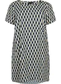 Dress with short sleeves