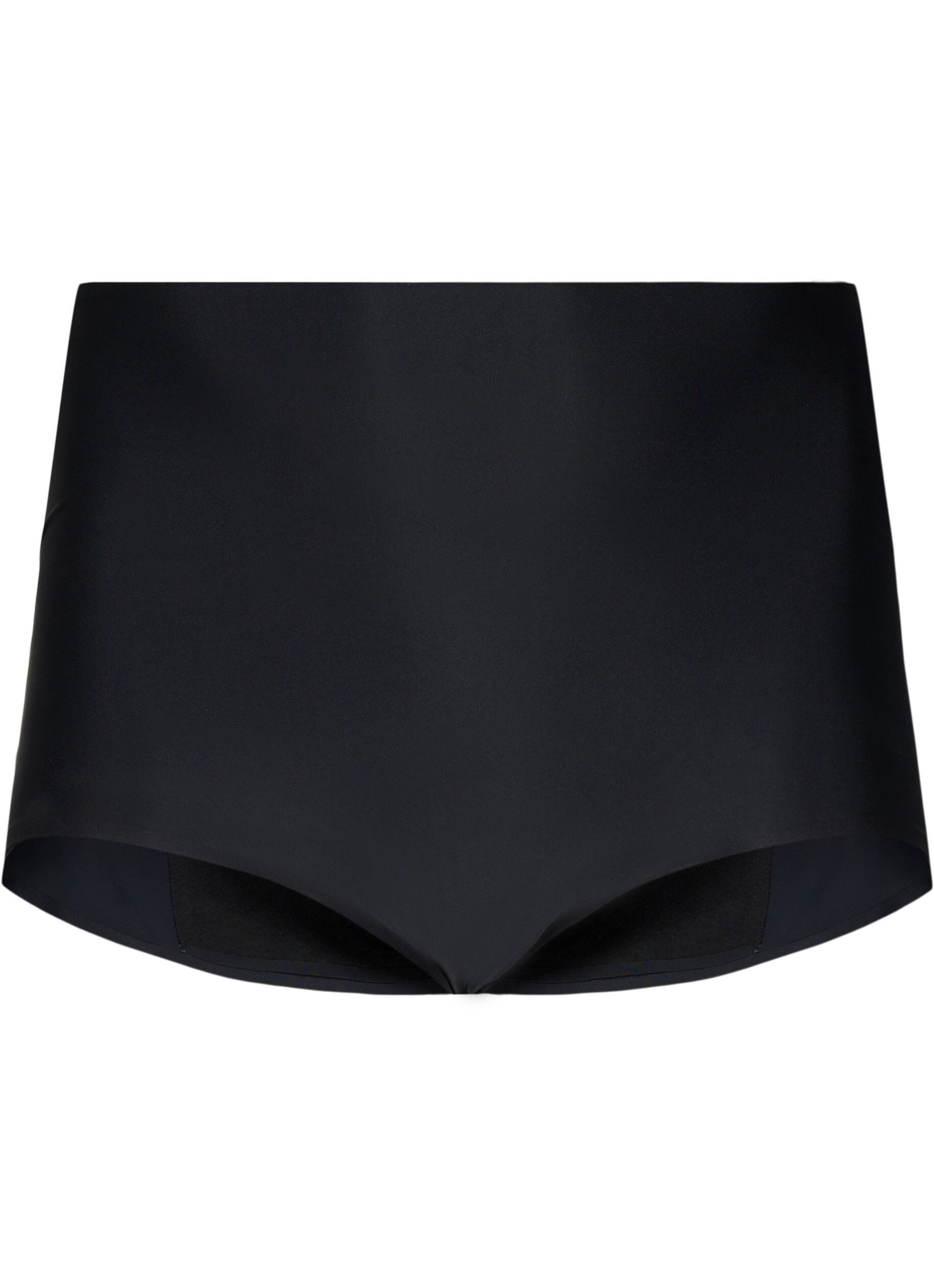 Zizzifashion Period brief with high waist, Black, Packshot image number 0