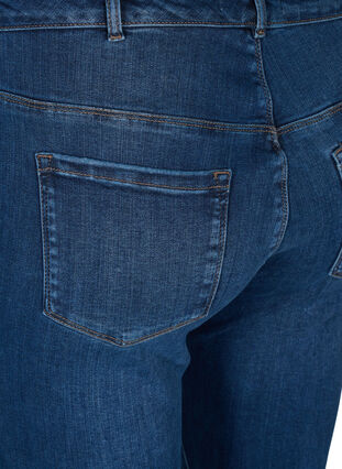 High rise Amy jeans with stretch technology, Blue denim, Packshot image number 3