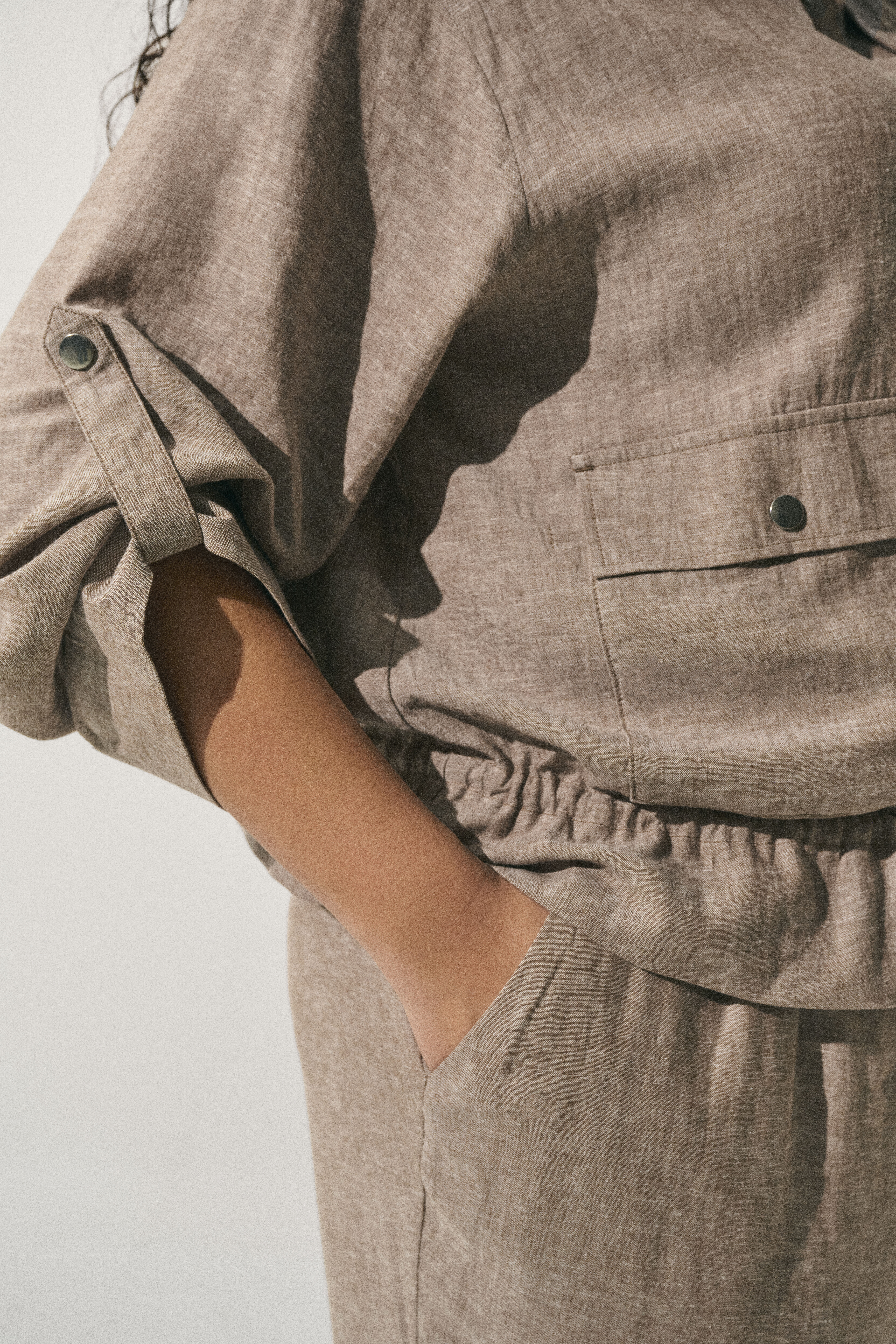 Zizzifashion Linen outfit, , Model