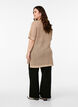 FLASH - Short-sleeved knitted blouse with v-neck, Beige, Model image number 2