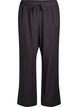FLASH - Viscose trousers with elasticated waistband, Dark Grey, Packshot image number 0