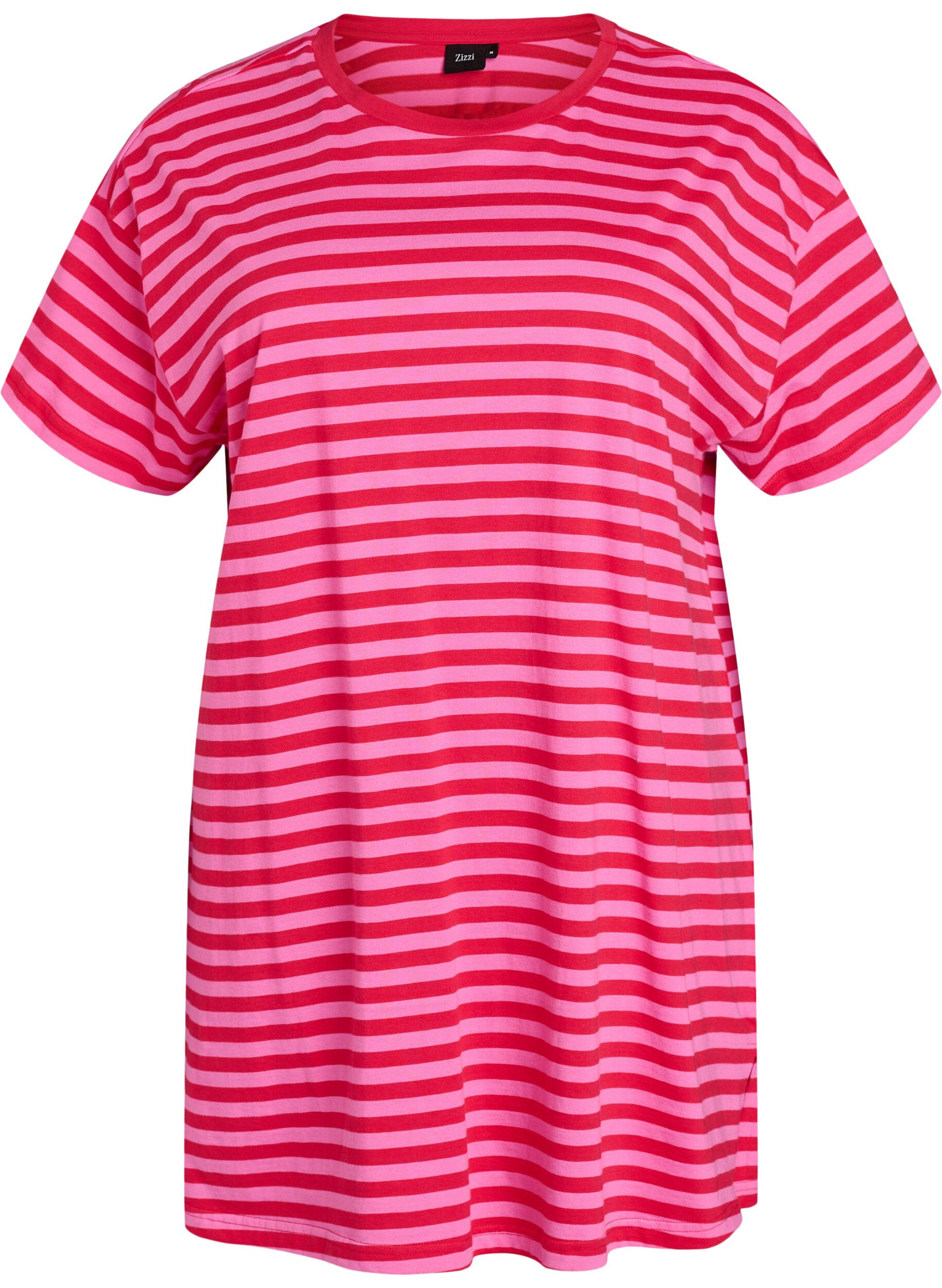 Long striped night T-shirt
