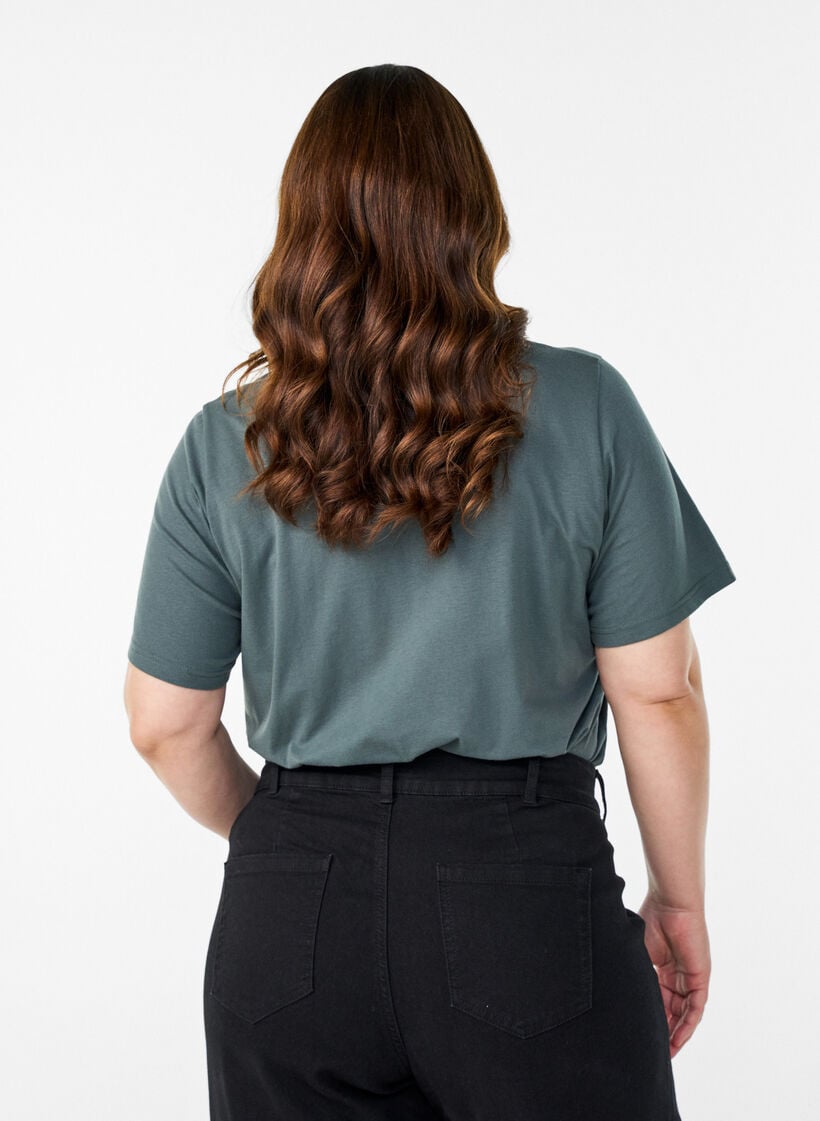 FLASH - T-shirt with print, Green, Model image number 2