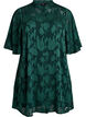 Short A-line dress with a floral print, Green, Packshot image number 0