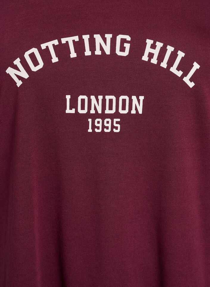 T-shirt with motif, Red, Packshot image number 2