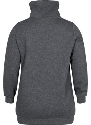 Maternity sweatshirt with breastfeeding function, Dark Grey Melange, Packshot image number 1