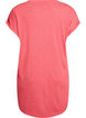 Short sleeve nightgown with text print, Red, Packshot image number 1