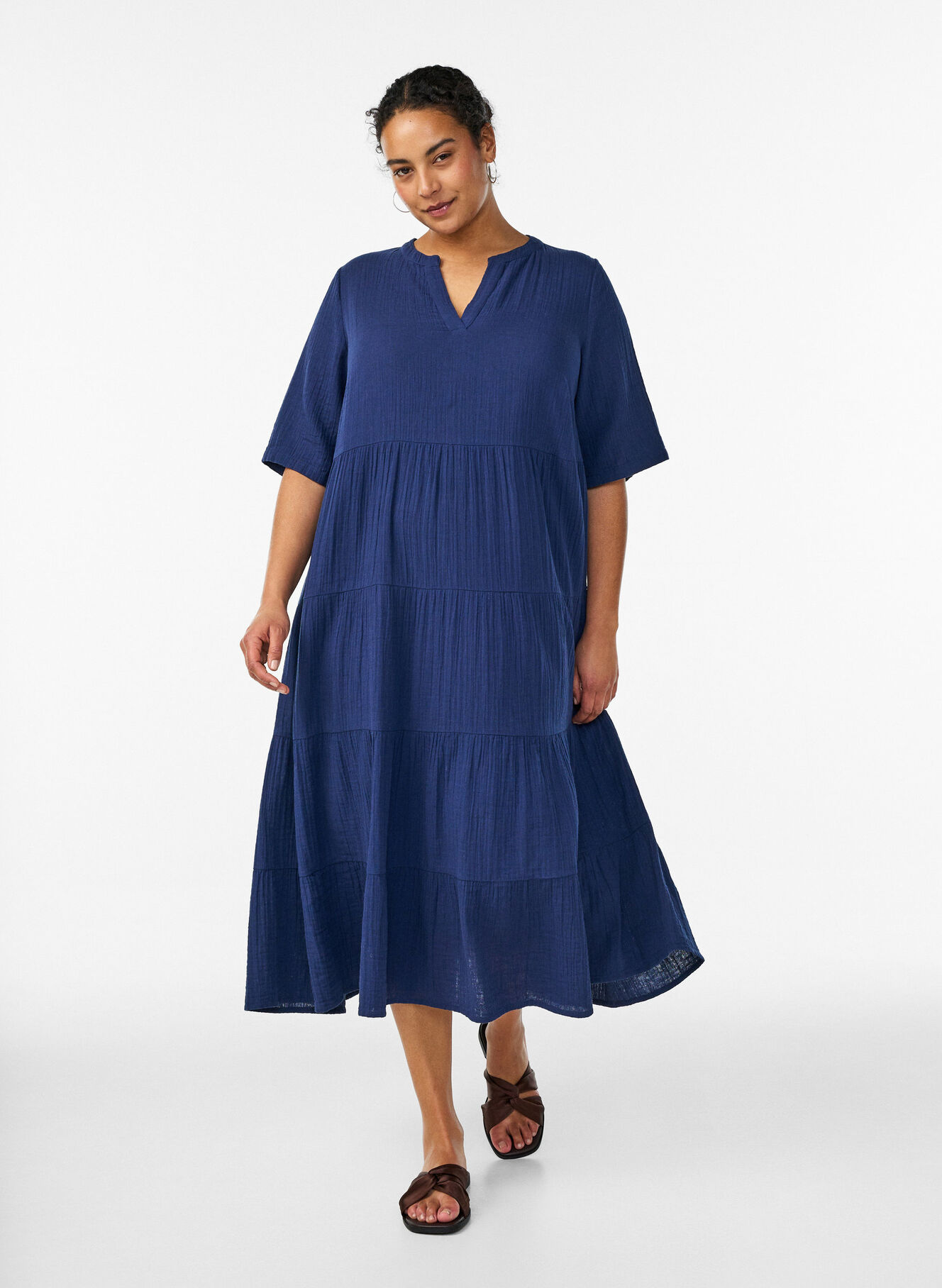 blue muslin dress Muslin dress, muslin, water blue, summer dress