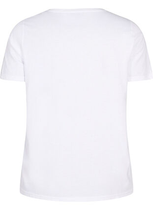 FLASH - T-shirt with motif, Bright White, Packshot image number 1