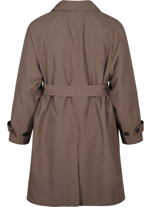 Trench coat with belt and slit, Chocolate Chip, Packshot image number 1