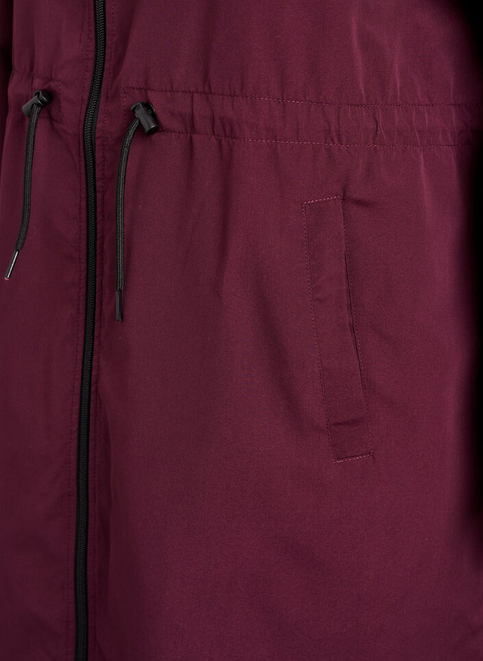 FLASH - Lightweight parka with a hood, Red, Packshot image number 3