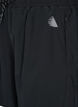 Workout shorts with inner shorts, Black, Packshot image number 2