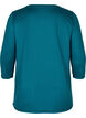 Sports top with 3/4 sleeves, Green, Packshot image number 1