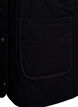 Quilted jacket with buttons and pockets, Black, Packshot image number 3