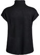 Sleeveless knitted vest with turtleneck, Black, Packshot image number 1