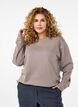 FLASH - Sweatshirt with crew neck, Beige, Model image number 0