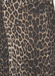Maxi skirt with leopard print and front slit, Leo AOP, Packshot image number 2