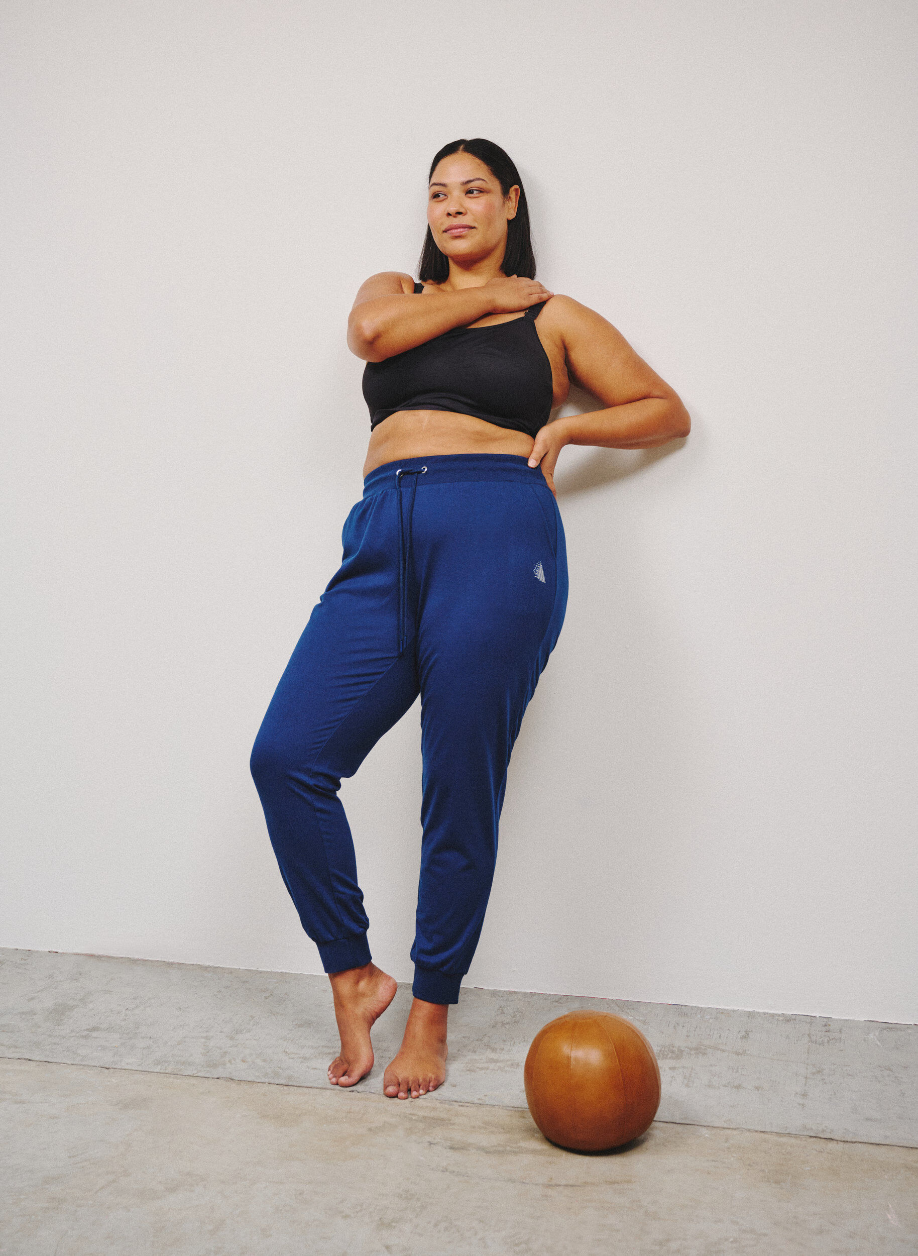 ZizzifashionLoose tracksuit trousers with pockets, Blue, Image image number 0