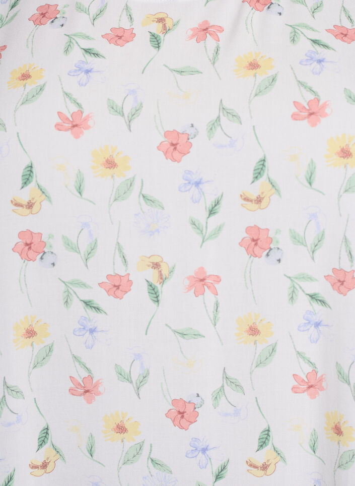 Dress in viscose with cutline, White, Packshot image number 2