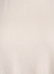 Viscose T-shirt with glitter stripes, Vanilla, Packshot image number 2