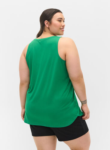 Sports top with V-neck, Jolly Green, Model image number 1