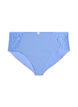 Cotton briefs with lace panels, Blue, Packshot image number 0