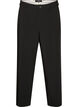 Tailored trousers with wide legs and high waist, Black, Packshot image number 0