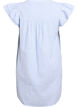 Short striped dress with ruffles, Light Blue, Packshot image number 1