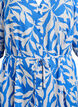 FLASH - Midi dress with print and tie belt, Blue, Packshot image number 2