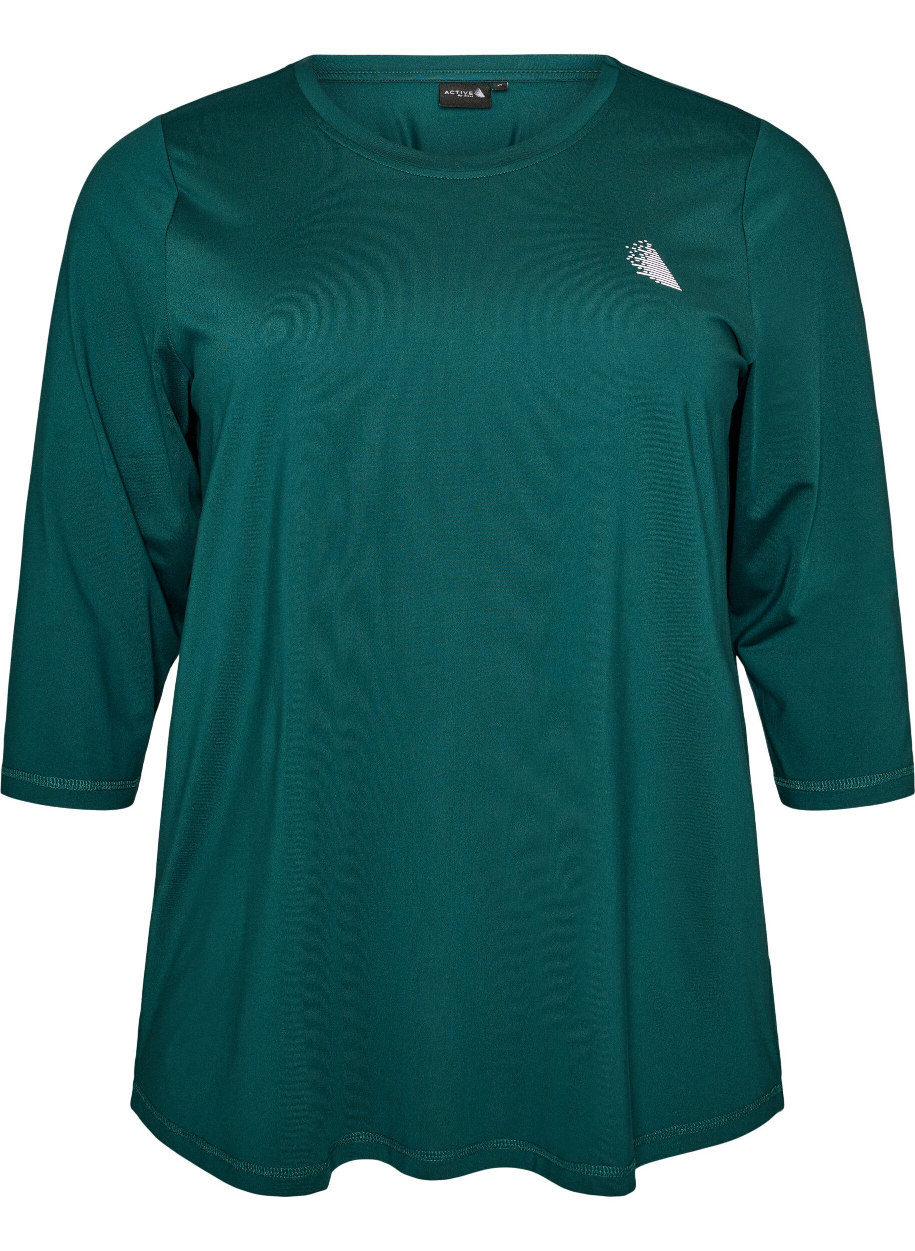 Sports top with 3/4 sleeves