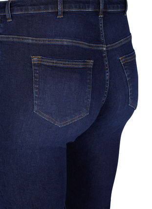 Ellen bootcut jeans with high waist, Dark blue, Packshot image number 3
