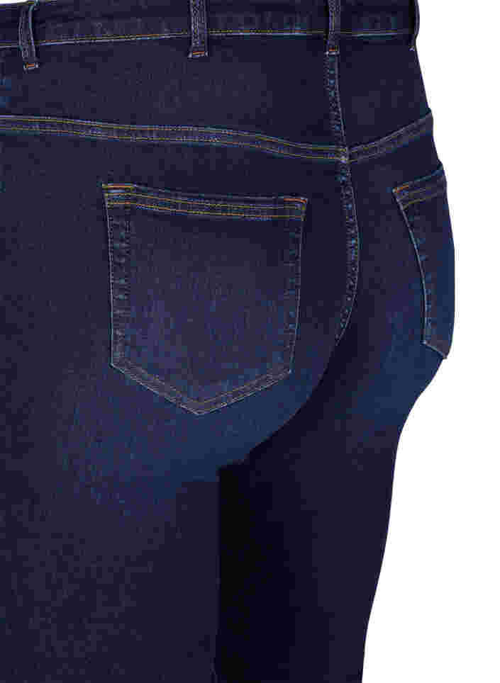Ellen bootcut jeans with high waist, Dark blue, Packshot image number 3