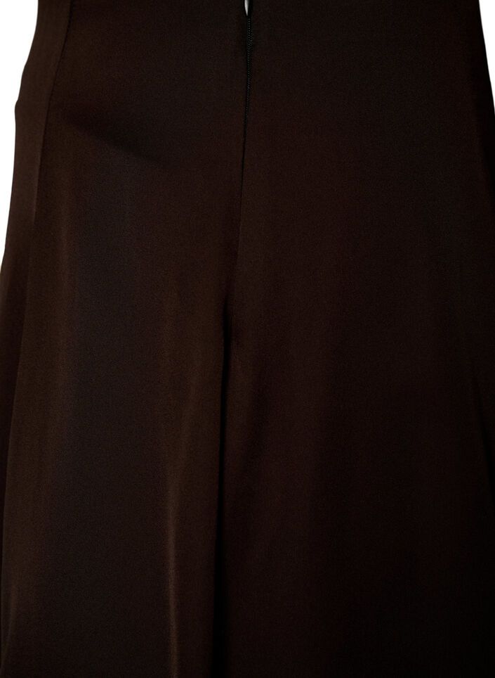 A-line midi skirt, Brown, Packshot image number 3