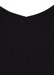 Long basic cotton top , Black, Packshot image number 2