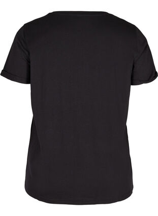 Sports t-shirt with print, Black Swearing, Packshot image number 1
