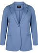 Simple blazer with button closure, Blue, Packshot image number 0