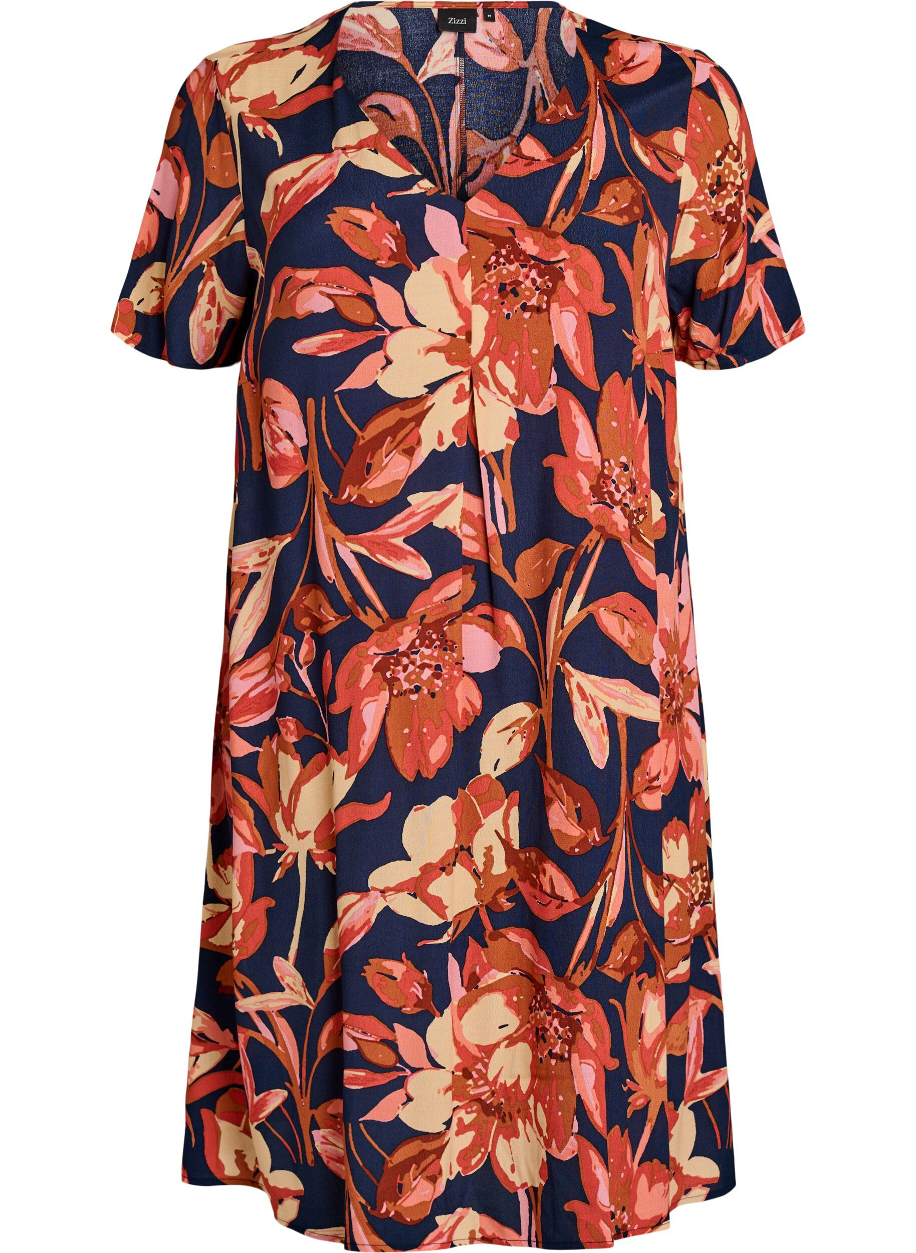 Viscose A-line dress