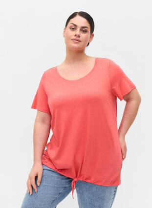 Short sleeved t-shirt with adjustable bottom, Dubarry, Model image number 0