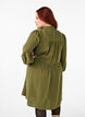 Knee-length dress with embroidery and 3/4 sleeves, Winter Moss, Model image number 1