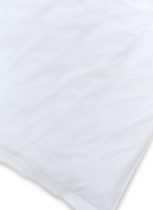 Cotton checkered bedding set, White/White Check, Packshot image number 2