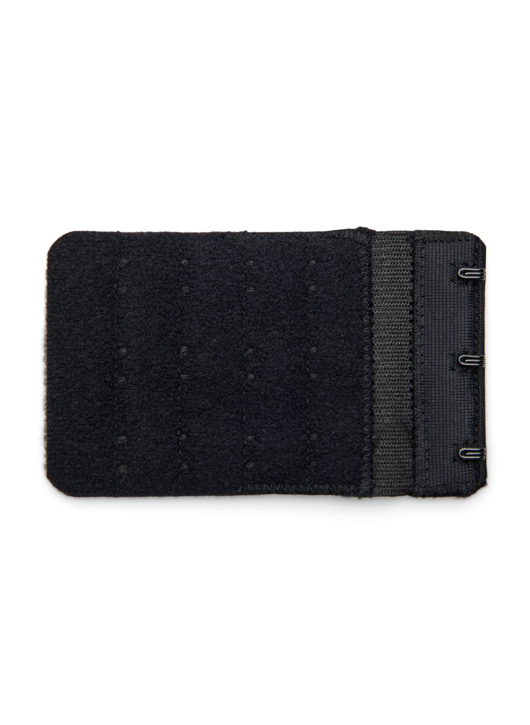 Zizzifashion Bra extender with three hooks, Black, Packshot image number 1