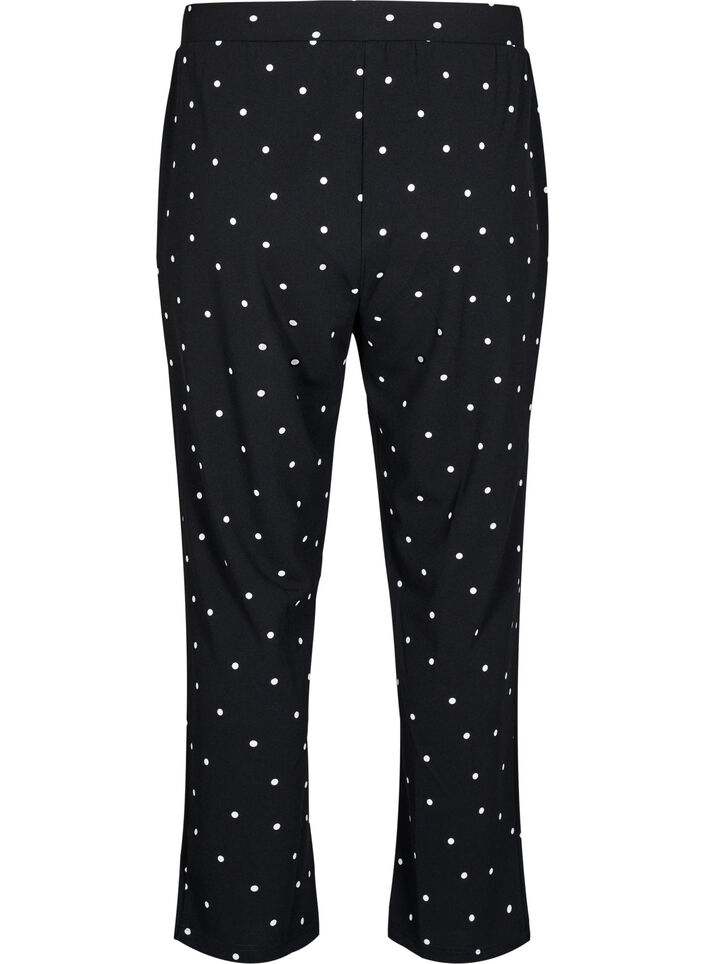 Straight fit trousers, Black, Packshot image number 1