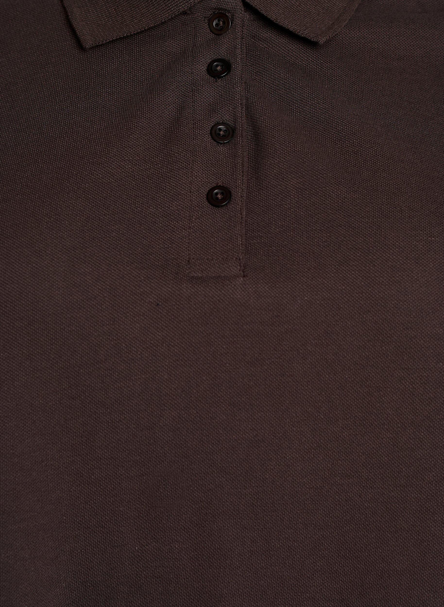 ZizzifashionPolo shirt with short sleeves, Brown, Packshot image number 2